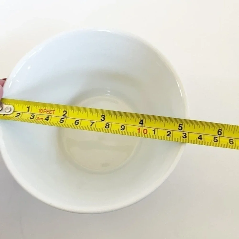 Crate&Barrel Loft Design By Winterling Made In Germany 6x4‎ Handled Bowl White